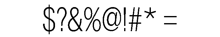Astrid Grotesk Condensed Light Font OTHER CHARS