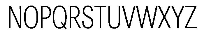 Astrid Grotesk Condensed Light Font UPPERCASE
