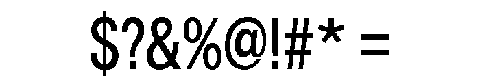 Astrid Grotesk Condensed Medium Font OTHER CHARS