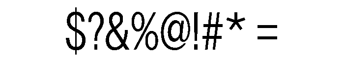 Astrid Grotesk Condensed Regular Font OTHER CHARS