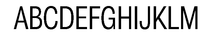 Astrid Grotesk Condensed Regular Font UPPERCASE