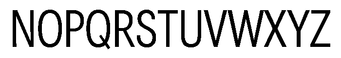 Astrid Grotesk Condensed Regular Font UPPERCASE