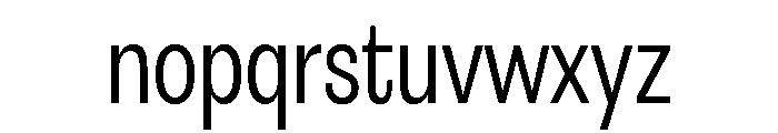 Astrid Grotesk Condensed Regular Font LOWERCASE