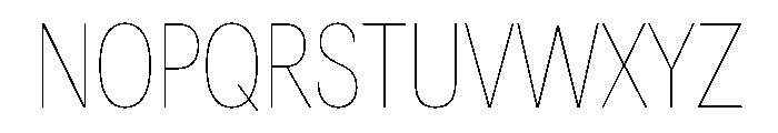 Astrid Grotesk Condensed Ultra Light Font UPPERCASE