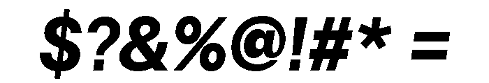 Astrid Grotesk Extra Bold Italic Font OTHER CHARS
