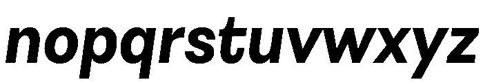 Astrid Grotesk Extra Bold Italic Font LOWERCASE