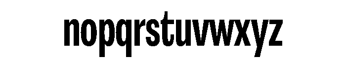 Astrid Grotesk Extra Condensed Bold Font LOWERCASE