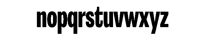 Astrid Grotesk Extra Condensed Extra Bold Font LOWERCASE
