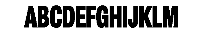 Astrid Grotesk Extra Condensed Heavy Font UPPERCASE