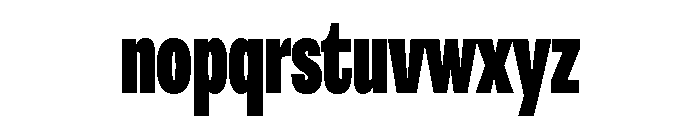 Astrid Grotesk Extra Condensed Heavy Font LOWERCASE