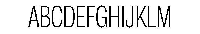 Astrid Grotesk Extra Condensed Light Font UPPERCASE