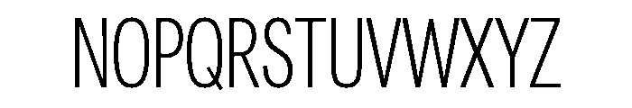 Astrid Grotesk Extra Condensed Light Font UPPERCASE