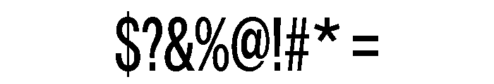 Astrid Grotesk Extra Condensed Medium Font OTHER CHARS