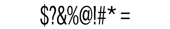 Astrid Grotesk Extra Condensed Regular Font OTHER CHARS