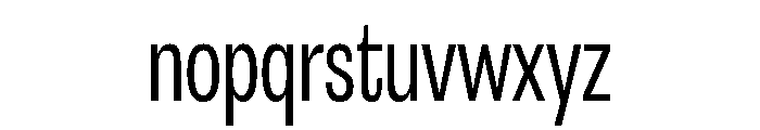 Astrid Grotesk Extra Condensed Regular Font LOWERCASE