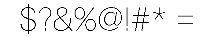 Astrid Grotesk Extra Light Font OTHER CHARS