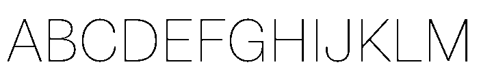 Astrid Grotesk Extra Light Font UPPERCASE