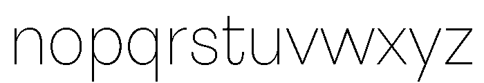 Astrid Grotesk Extra Light Font LOWERCASE