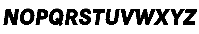Astrid Grotesk Heavy Regular Italic Font UPPERCASE