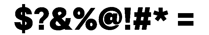 Astrid Grotesk Heavy Font OTHER CHARS