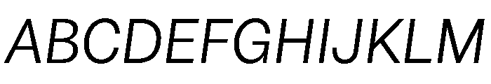 Astrid Grotesk Regular Italic Font UPPERCASE