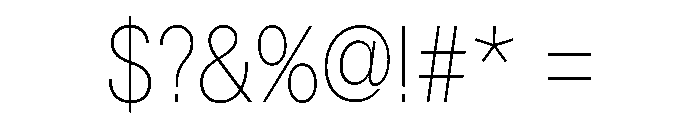 Astrid Grotesk Semi Condensed Extra Light Font OTHER CHARS