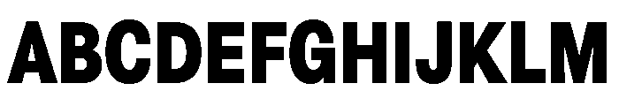 Astrid Grotesk Semi Condensed Heavy Font UPPERCASE