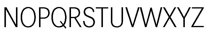 Astrid Grotesk Semi Condensed Light Font UPPERCASE