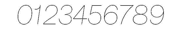 Astrid Grotesk Ultra Light Italic Font OTHER CHARS