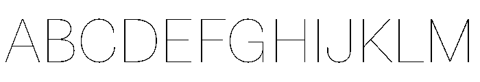 Astrid Grotesk Ultra Light Font UPPERCASE