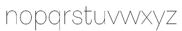 Astrid Grotesk Ultra Light Font LOWERCASE