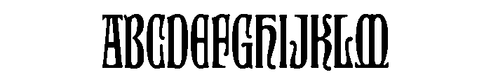AT Kyrios Display Medium Font UPPERCASE