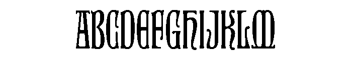 AT Kyrios Display Regular Font UPPERCASE