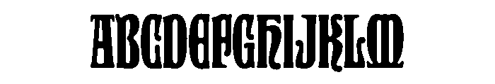 AT Kyrios Display Ultra Font UPPERCASE