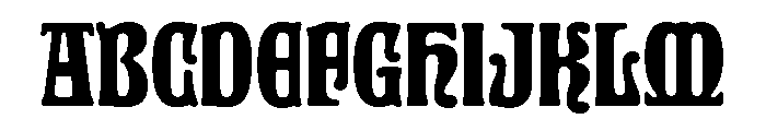 AT Kyrios Standard Black Font UPPERCASE