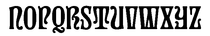 AT Kyrios Standard Medium Font UPPERCASE