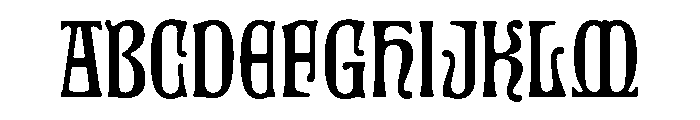 AT Kyrios Standard Regular Font UPPERCASE