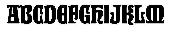 AT Kyrios Standard Ultra Font UPPERCASE