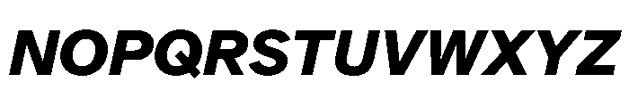 Atkinson Hyperlegible Next ExtraBold Italic Font UPPERCASE