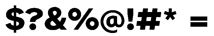 Atkinson Hyperlegible Next ExtraBold Font OTHER CHARS