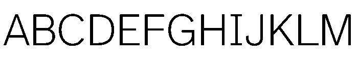 Atkinson Hyperlegible Next ExtraLight Font UPPERCASE