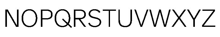 Atkinson Hyperlegible Next ExtraLight Font UPPERCASE