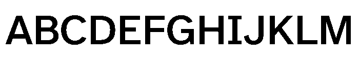 Atkinson Hyperlegible Next Medium Font UPPERCASE