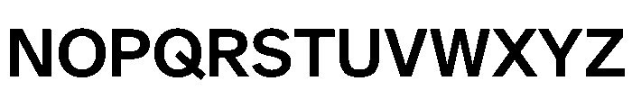 Atkinson Hyperlegible Next SemiBold Font UPPERCASE