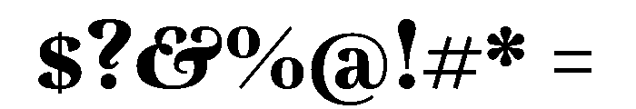 Atlante Variable Bold Font OTHER CHARS