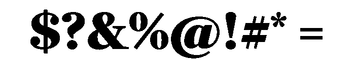 Atlante Variable Extra Bold Font OTHER CHARS