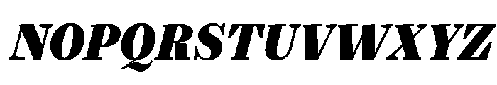 Atlante Variable Heavy Italic Font UPPERCASE