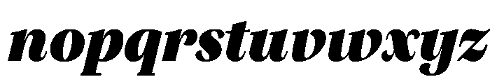 Atlante Variable Heavy Italic Font LOWERCASE