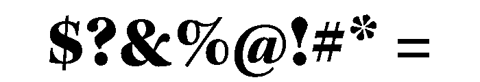 Atlante Variable Heavy Font OTHER CHARS