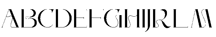 Atabrine Font UPPERCASE